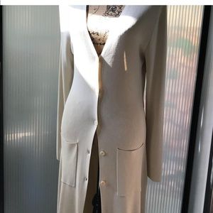 NWT Max Studio button down beige cardigan.